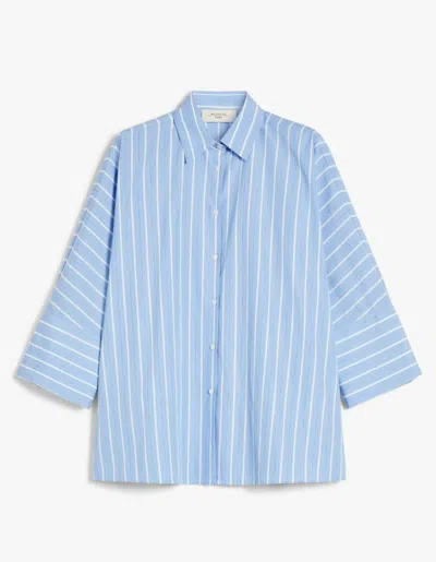 Weekend Max Mara Shirts In Clear Blue