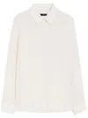 Weekend Max Mara Point-collar Gathered-cuff Shirt In White