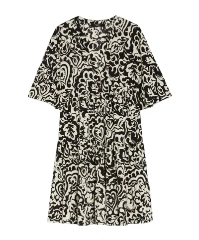 Weekend Max Mara Ely Dress In Patterned Jersey In Multi