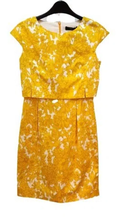Weekend Max Mara Short Sleeve Dress In Orange