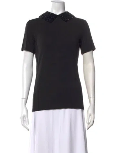 Pre-owned Weekend Max Mara Short Sleeve T-shirt W/ Tags In Black