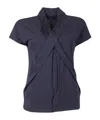 Weekend Max Mara Short-sleeved Shirt In Black