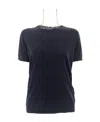 Weekend Max Mara Short-sleeved Sweater In Black