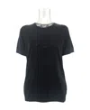 Weekend Max Mara Short-sleeved Sweater In Black