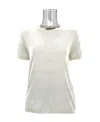 Weekend Max Mara Short-sleeved Sweater In White