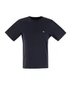 Weekend Max Mara T-shirt With Round Neck And Short Sleeves In Black