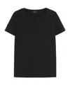 Weekend Max Mara Short-sleeved T-shirt In Black