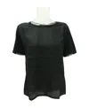 Weekend Max Mara Short-sleeved T-shirt In Black