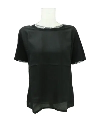 Weekend Max Mara Short-sleeved T-shirt In Black