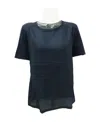 Weekend Max Mara Short-sleeved T-shirt In Black