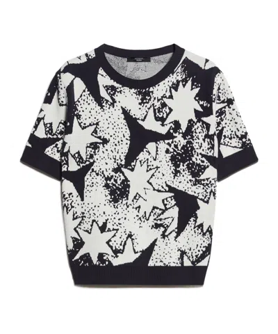 Weekend Max Mara Short-sleeved T-shirt In Black