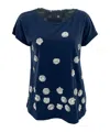 Weekend Max Mara Short-sleeved T-shirt In Blue