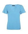 Weekend Max Mara Short-sleeved T-shirt In Blue