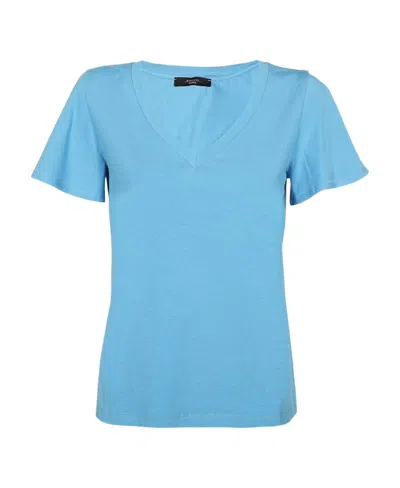 Weekend Max Mara Short-sleeved T-shirt In Blue