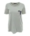 Weekend Max Mara Short-sleeved T-shirt In Gray