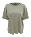 Weekend Max Mara Short-sleeved T-shirt In Gray