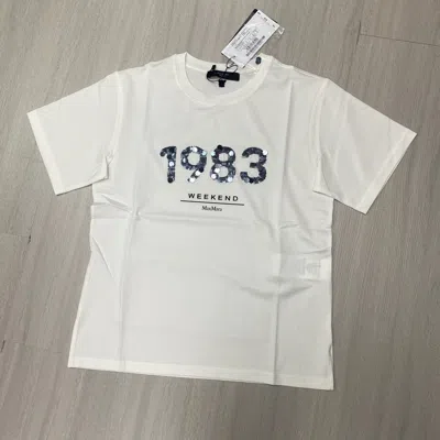 Weekend Max Mara Short-sleeved T-shirt In White