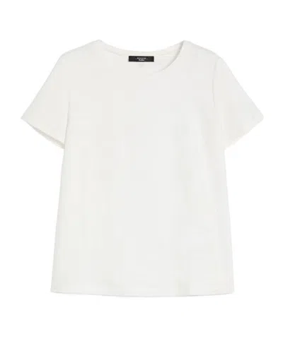Weekend Max Mara Short-sleeved T-shirt In White