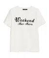 Weekend Max Mara Short-sleeved T-shirt In White