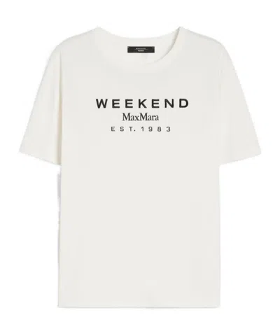 WEEKEND MAX MARA JERSEY PRINT T-SHIRT