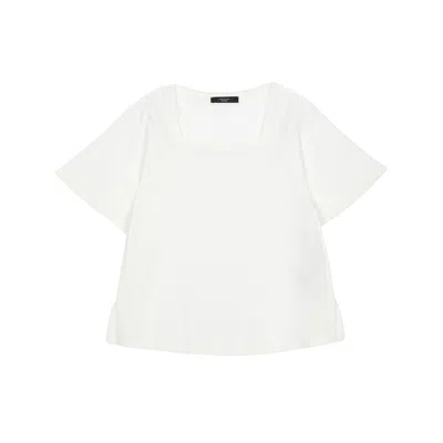 Weekend Max Mara Short-sleeved Tops In White