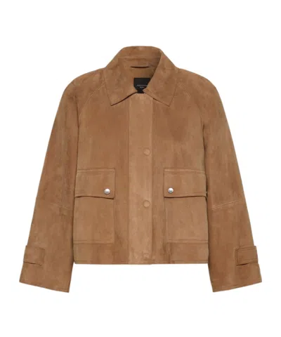 WEEKEND MAX MARA WEEKEND MAX MARA SHORT SUEDE JACKET