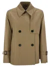 Weekend Max Mara Women's Biglia - Drip-proof Gabardine Short Trench Coat In Beige