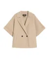 Weekend Max Mara Short Wool Broadcloth Coat