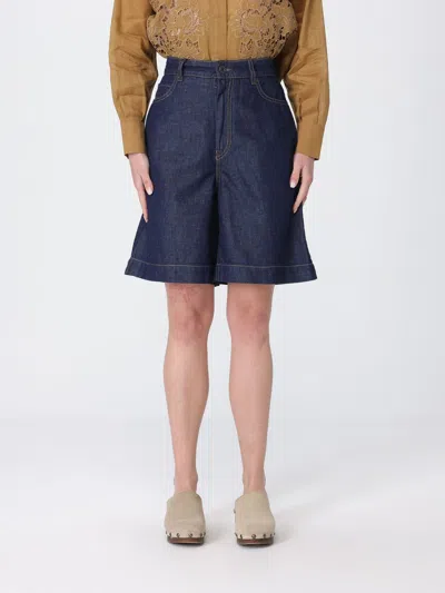 Weekend Max Mara Shorts Woman  In Blue