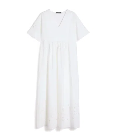 Weekend Max Mara Short-sleeved Dress In White
