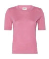 Weekend Max Mara Wkdtapioca Top Bordeaux In Pink