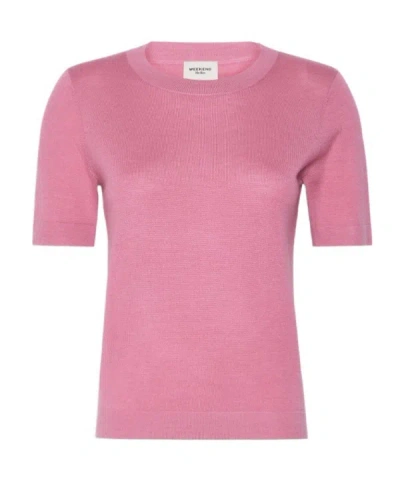 WEEKEND MAX MARA SHORT-SLEEVED KNIT TOP