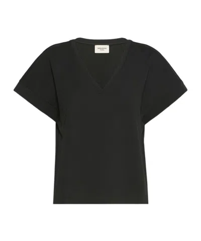 Weekend Max Mara Short-sleeved T-shirt In Black