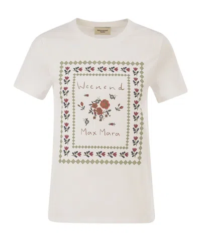 Weekend Max Mara Short-sleeved T-shirt In Metallic