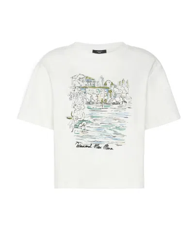 Weekend Max Mara Short-sleeved T-shirt In White