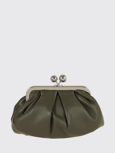 Weekend Max Mara Shoulder Bag Woman In Green