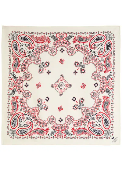 Weekend Max Mara Siam Printed Silk Scarf In Sand