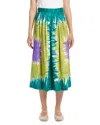Weekend Max Mara Circeo Skirt In Green