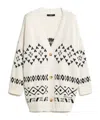 Weekend Max Mara V-neck Cardigan In White
