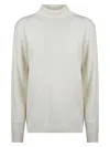 Weekend Max Mara Silk Blend Sweaters In White
