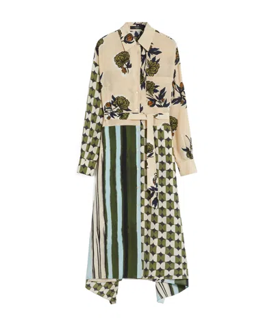 WEEKEND MAX MARA SILK CREPE DE CHINE DRESS