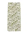 Weekend Max Mara Silk Crepe De Chine Trousers In White