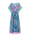Weekend Max Mara Silk Dress In Green