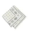 Weekend Max Mara Silk Geometric Print Square Scarf In Blue