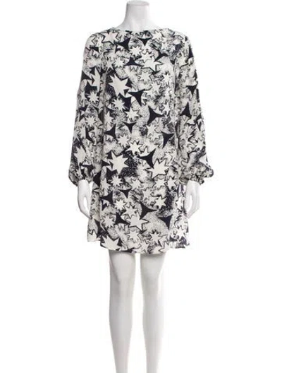 Pre-owned Weekend Max Mara Silk Mini Dress W/ Tags