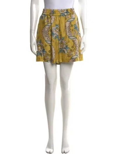 Pre-owned Weekend Max Mara Silk Mini Shorts In Neutral