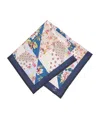 Weekend Max Mara Silk Patchwork Square Scarf In White