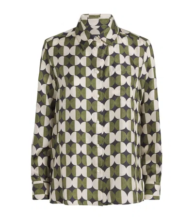 WEEKEND MAX MARA SILK PATTERNED SHIRT