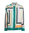 Weekend Max Mara Formia Printed Silk Twill Shirt