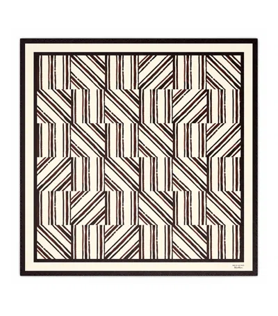 Weekend Max Mara Silk Printed Square Scarf In Multi